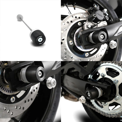 APEX Swingarm Protectors for the Suzuki GSX-8T '25-, GSX-8TT '25-, GSX-8S '23-,GSX-8R '24- & V-Strom 800/1050DE '23-