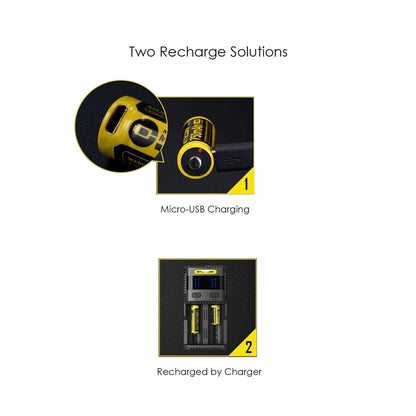 NITECORE LI-ION RECHARGEABLE 14500 BATTERY 3.7V 750MAH