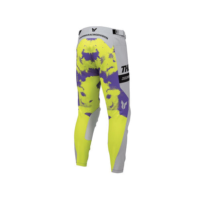 THOR MX PANT YOUTH LAUNCHMOD BLEACH GRAY/ACID