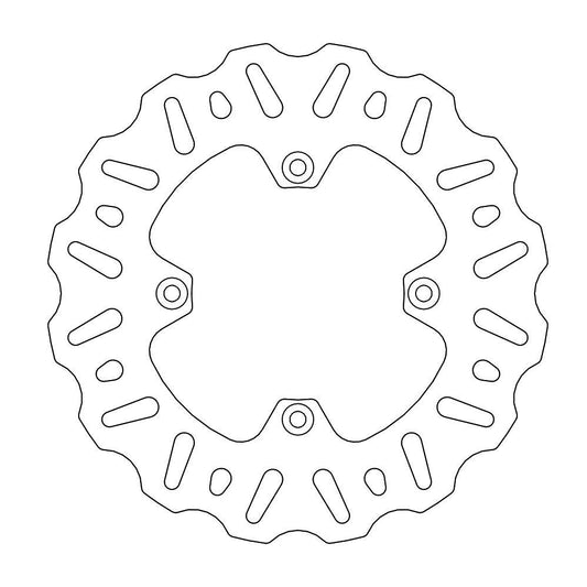 BRAKE DISC REAR MOTO MASTER NITRO 200MM SUZUKI RM85 05-ON