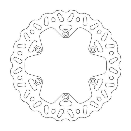 BRAKE DISC REAR MOTO MASTER NITRO 220MM GAS GAS HONDA HUSABERG HUSQVARNA KAWASAKI KTM SHERCO SUZUKI