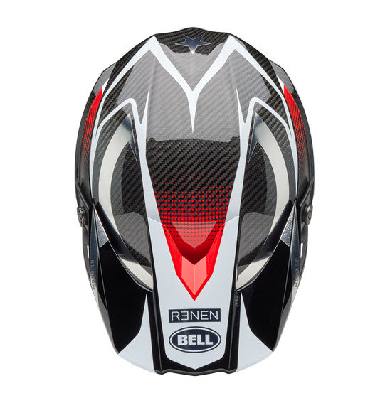 Bell MOTO-10 SPHERICAL Renen Raycon Matte/Gloss Black/White Ltd Ed