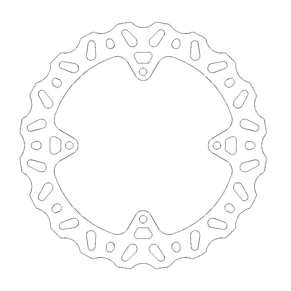 BRAKE DISC REAR MOTO MASTER NITRO 210MM HUSQVARNA TC85 KTM 250F 250R 350 E-SX FREERIDE 85SX