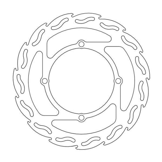 BRAKE DISC FRONT MOTO MASTER FLAME 250MM SUZUKI RMZ250 07-18 RMZ450 05-17 RMX450 10-19