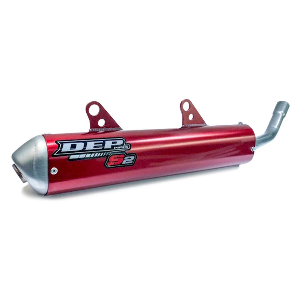 SILENCER DEP SHORTY GAS GAS MC125 21-23 HUSQVARNA TC125 19-22 KTM 125 SX 19-22 150 SX 19-22 RED