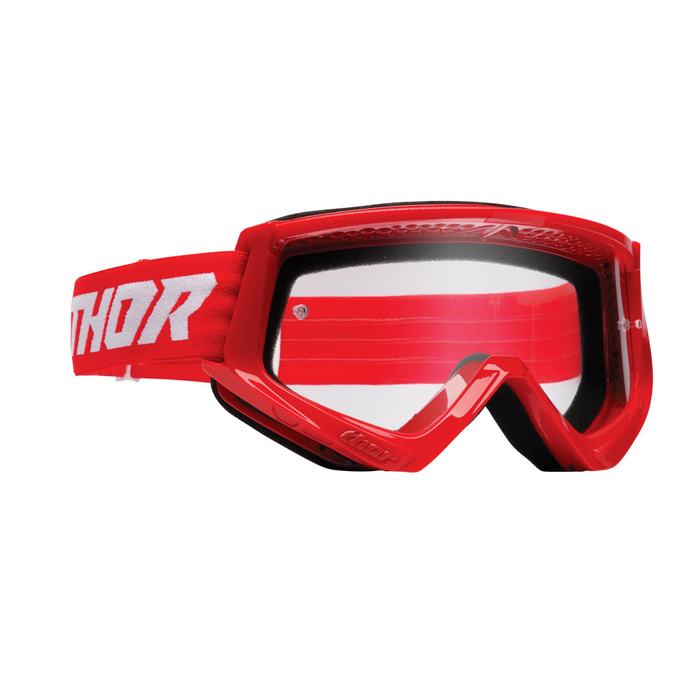 GOGGLES S26 THOR MX COMBAT RACER RED/WHITE