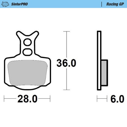 BRAKE PADS FRONT AND REAR MOTO MASTER RACING GP GAS GAS HUSQVARNA KTM