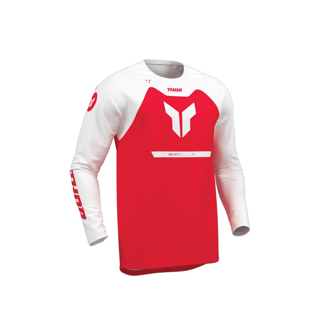 THOR MX JERSEY YOUTH RIDEMODE MENACE RED