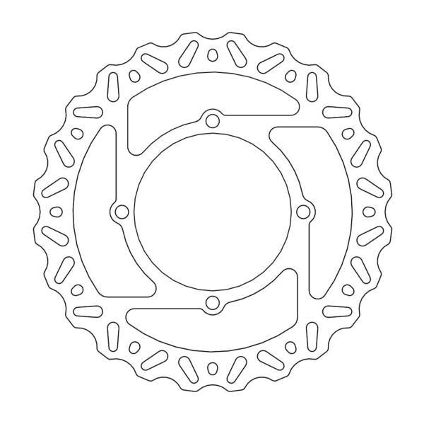 BRAKE DISC FRONT MOTO MASTER NITRO 250MM KAWASAKI KX125 KX250 KX250F KX450F KLX450R