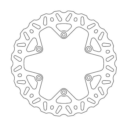 BRAKE DISC REAR MOTO MASTER NITRO 245MM YAMAHA