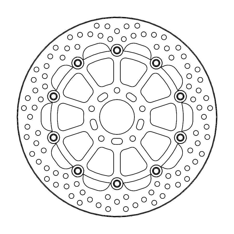 BRAKE DISC FRONT MOTO MASTER HALO 300MM FLOATING KTM 790 DUKE 18-20 890 DUKE 2021