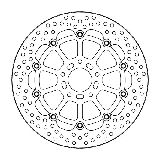 BRAKE DISC FRONT MOTO MASTER HALO 300MM FLOATING KTM 790 DUKE 18-20 890 DUKE 2021