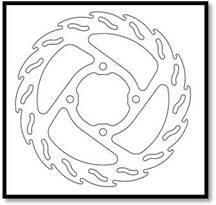 BRAKE DISC FRONT MOTO MASTER FLAME 250MM KAWASAKI SUZUKI