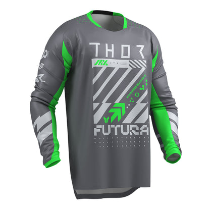 THOR MX JERSEY LAUNCHMODE FUTURA CHAR/GREEN