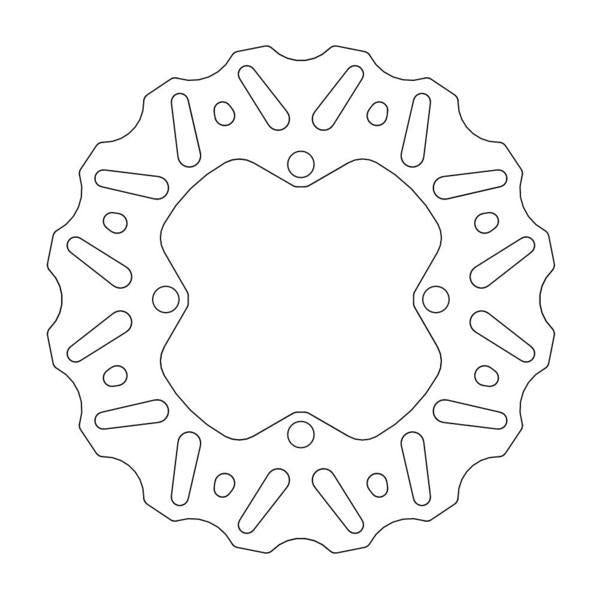 BRAKE DISC FRONT REAR MOTO MASTER NITRO 180MM KAWASAKI KX65 00-ON SUZUKI RM65 03-07