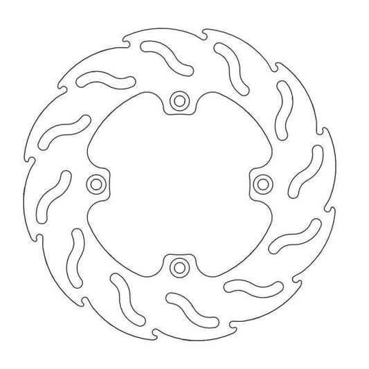 BRAKE DISC REAR MOTO MASTER FLAME 190MM YAMAHA YZ65 18-ON YZ80 93-01 YZ85 02-ON
