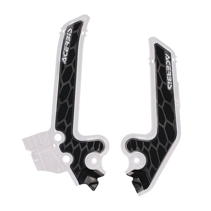 X-Grip Frame Guards White/Black Husqvarna TC85 25 Acerbis