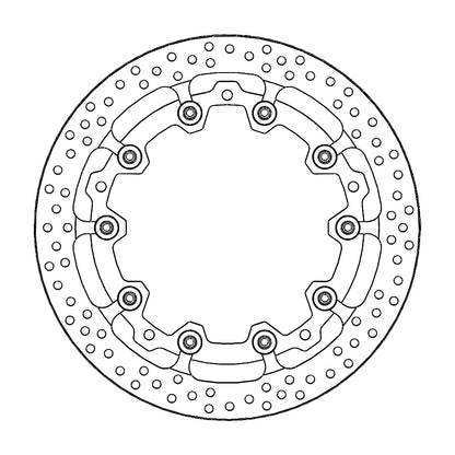 BRAKE DISC FRONT LEFT MOTO MASTER HALO 320MM FLOATING KTM RC 125 200 390 22-ON