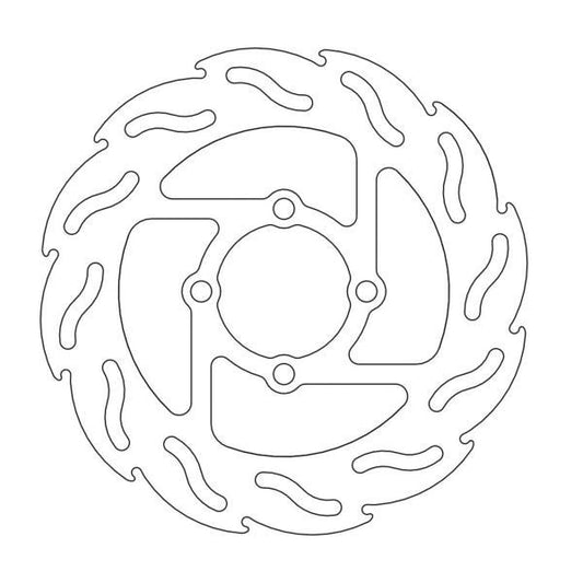 BRAKE DISC REAR MOTO MASTER FLAME 200MM YAMAHA YFM YFZ