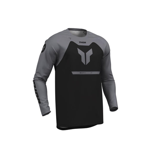 THOR MX JERSEY YOUTH RIDEMODE MENACE BLACK