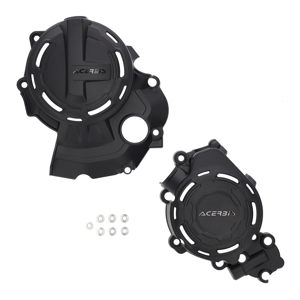 X Power Engine Case Cover Kit Black KTM 390 ADV R/X 25-26 Acerbis