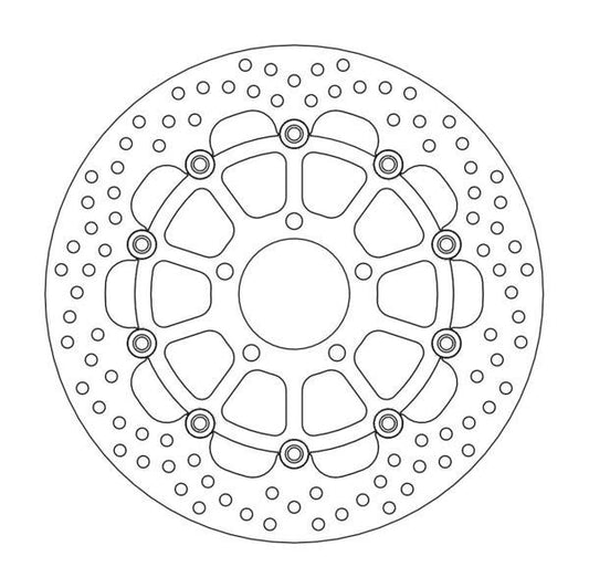 BRAKE DISC FRONT MOTO MASTER HALO FLOATING KAWASAKI SUZUKI 310MM