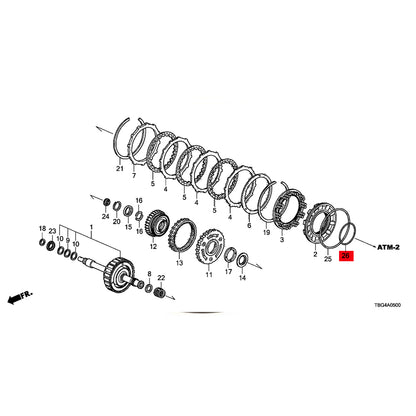 O-RING 100MM X 2.2MM OEM FITMENT HONDA