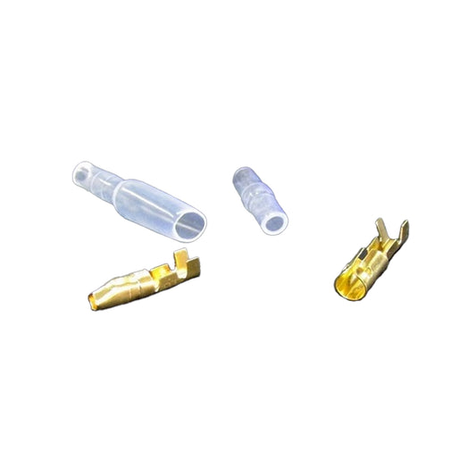 TERMINAL KIT BULLET 3.9MM 150 PIECE 50X MALE 50X FEMALE 50X INSULATOR COVERS