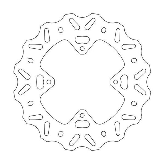 BRAKE DISC FRONT MOTO MASTER NITRO 220MM HONDA CR80R 96-02 CR85R 03-07 CRF150R 07-ON