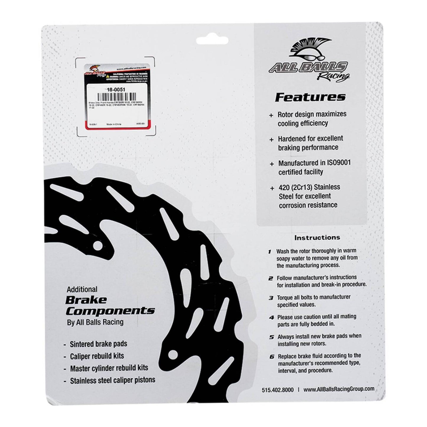Brake Disc 18-0051