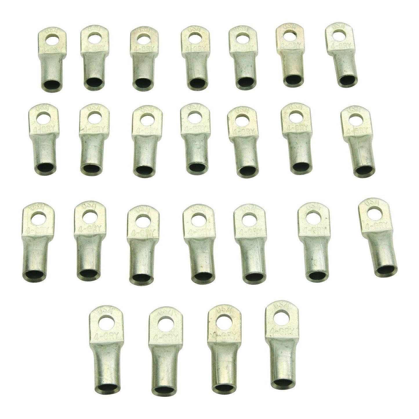 1/4 4AWG ELECTRICAL TERMINAL (6mm) PKT of 25PCS