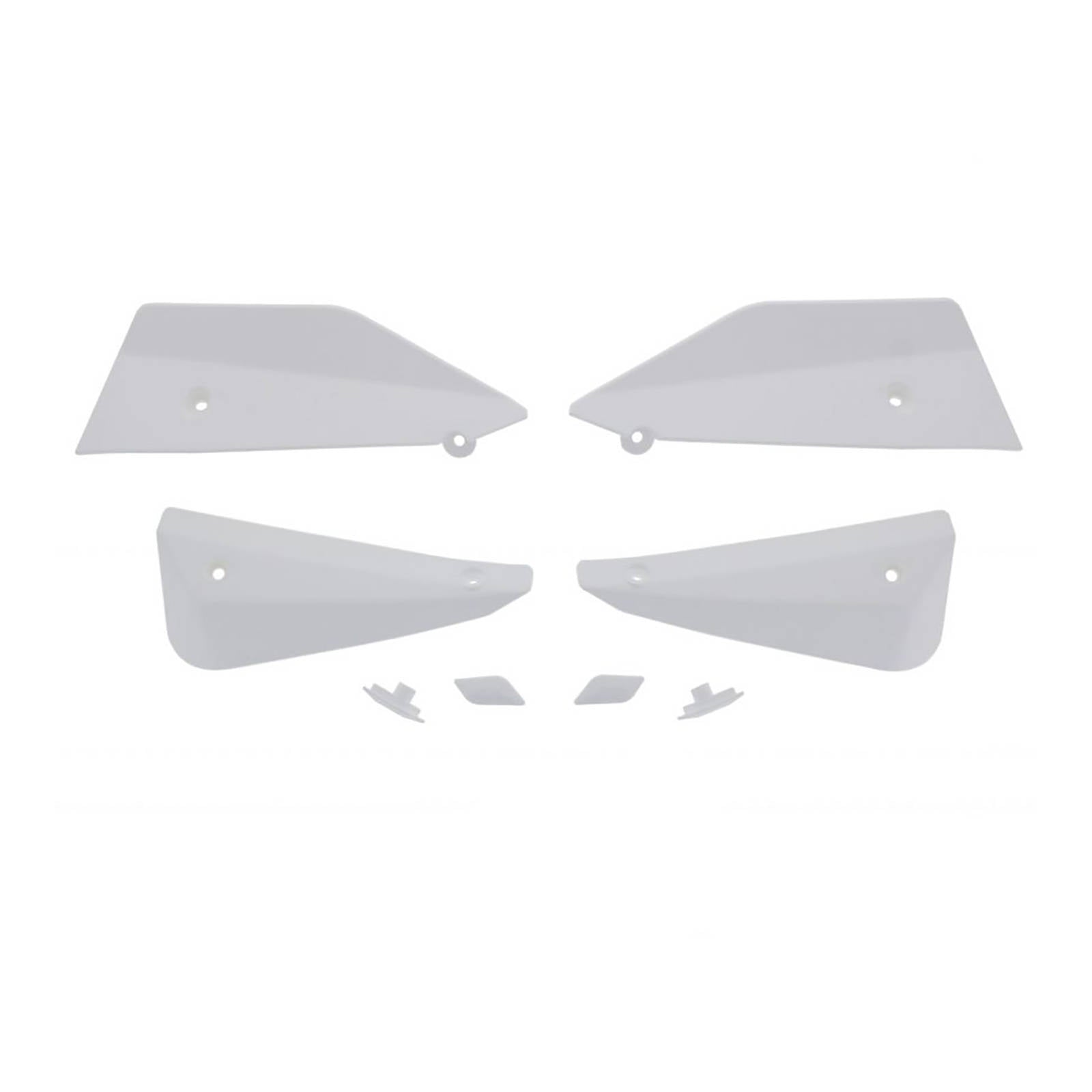 Barkbusters Handguard Sabre Deflector & Plug Set - White