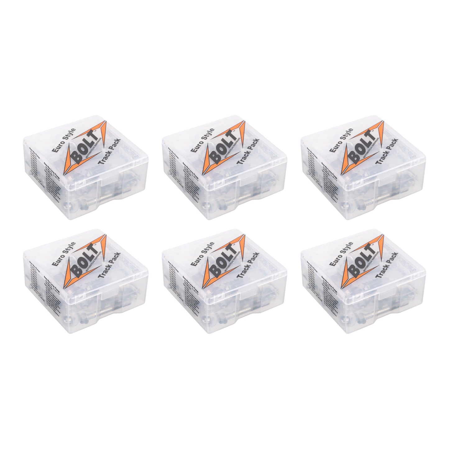 Bolt Euro Style Track Pack (6 Kits POP Display)