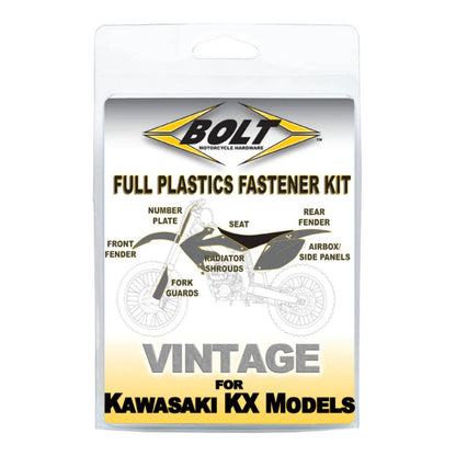 BOLT PLASTICS FASTENER KIT KAW KX450F 19- KX250F 21-