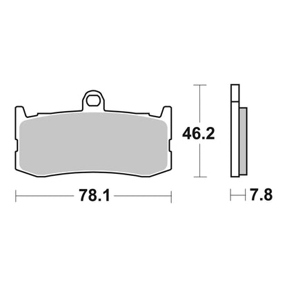 Brembo Xtra Sinter Front Brake Pads 07GR06SR