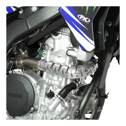 DRC Universal 4-Stroke Exhaust Pipe Guard - Titanium Color