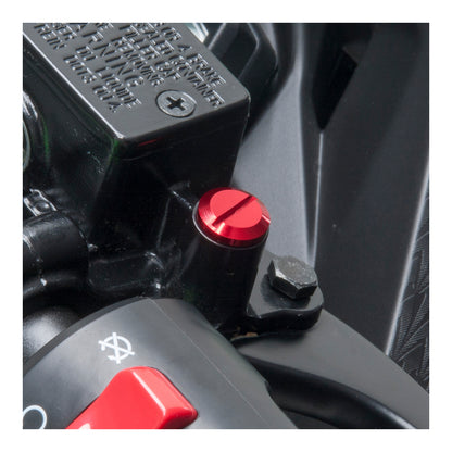 DRC Mirror Hole Plug M10 - Red