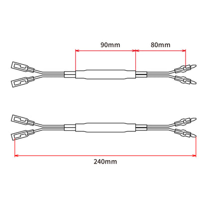 DRC Replacement Resistor Wires for 8W/10W (Pair)