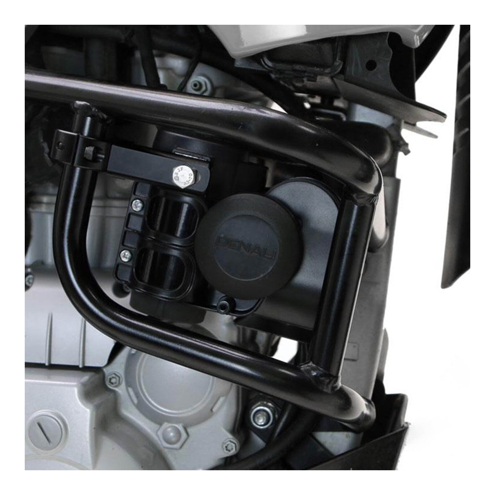 DENALI ENG GRD/CRASHBR SOUNDBOMB COMPACT HRN MNT21-29MM BLK