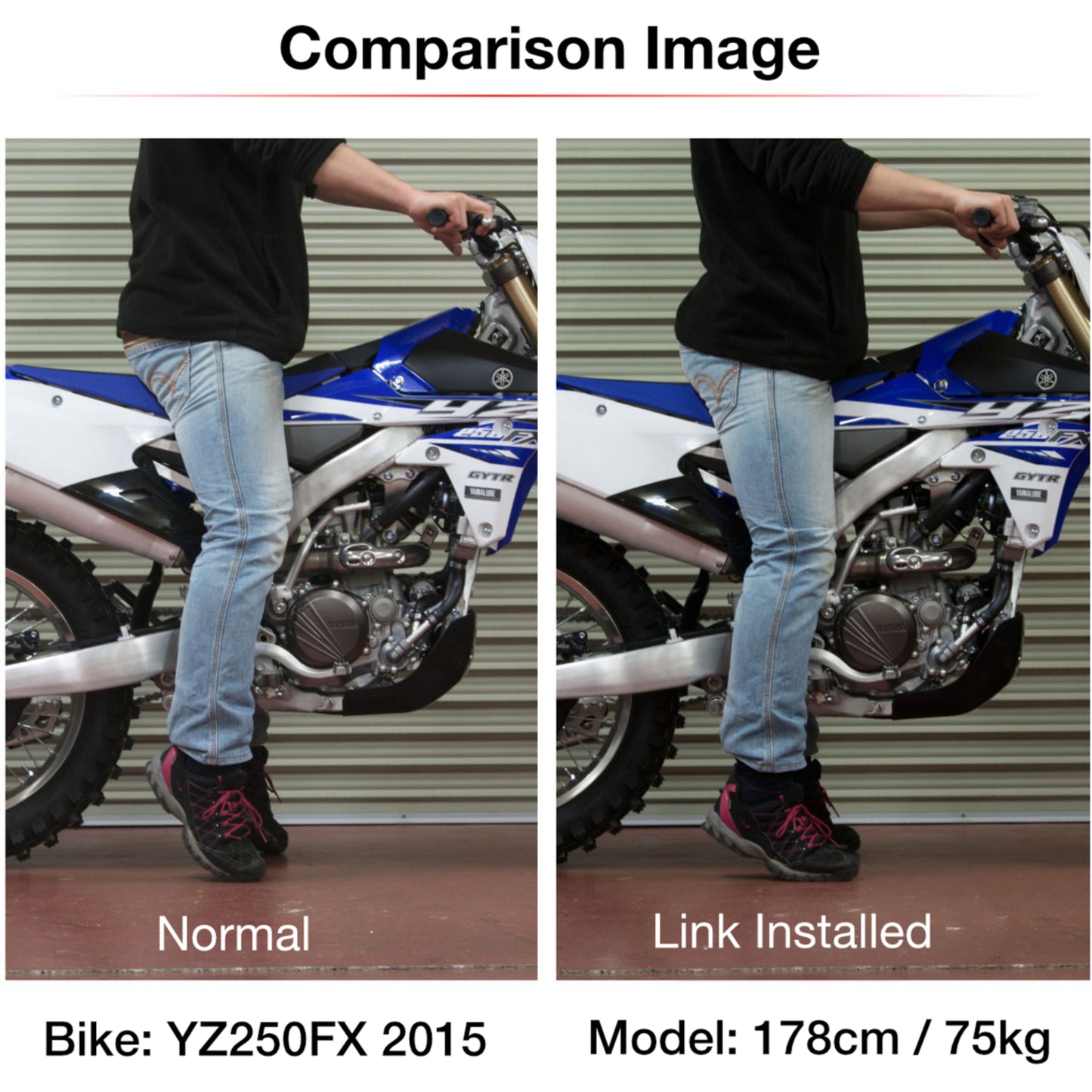 Zeta RSL-LowDown -30mm CRF1000L Africa Twin - Red