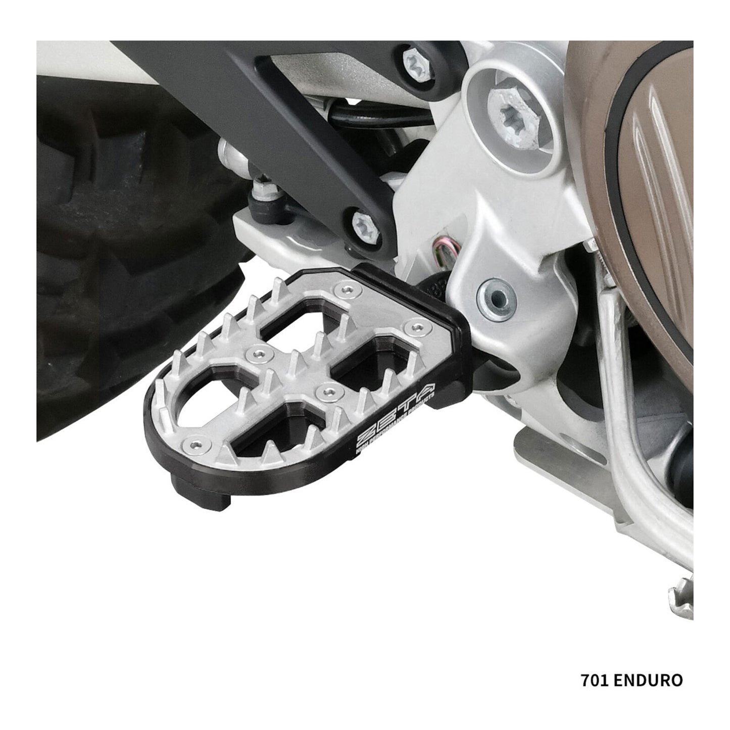 Zeta Adventure Foot Pegs KTM – Black