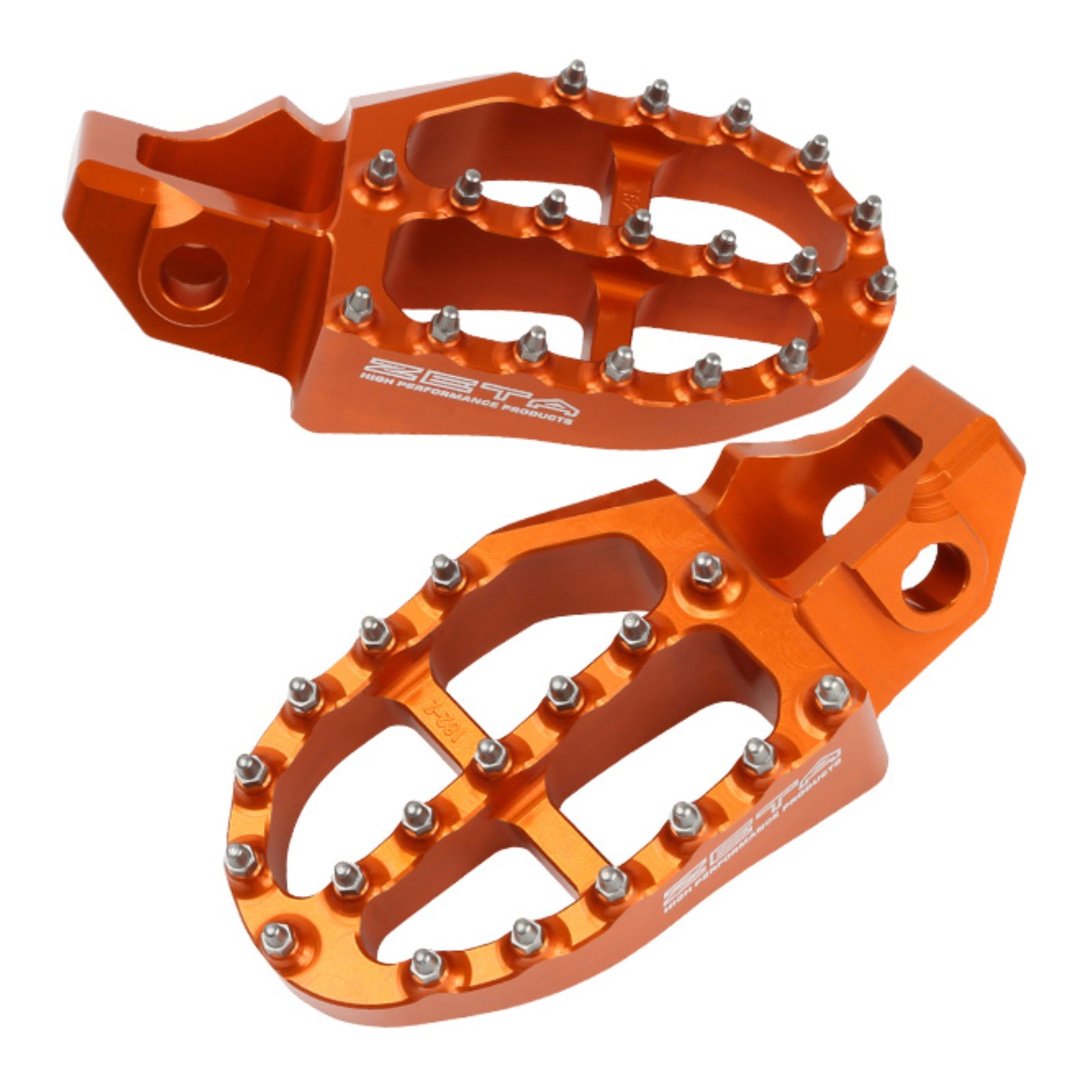 Zeta Aluminium Footpegs KTM SX '16- Orange