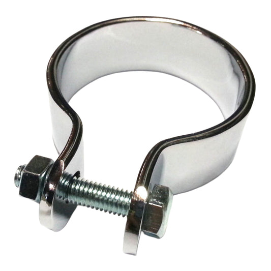 Whites Exhaust Clamp 1 1/2 Chrome 38mm