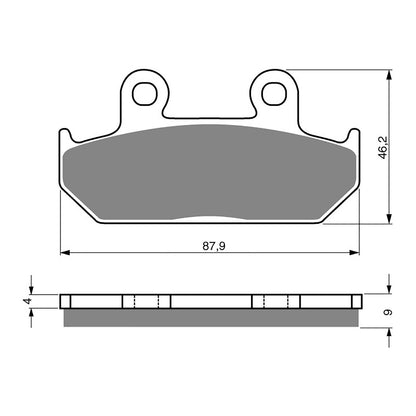 GOLDfren Brake Pads - S3 Sintered Sports