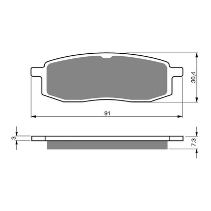GOLDfren Brake Pads - K5 Off-Road Racing