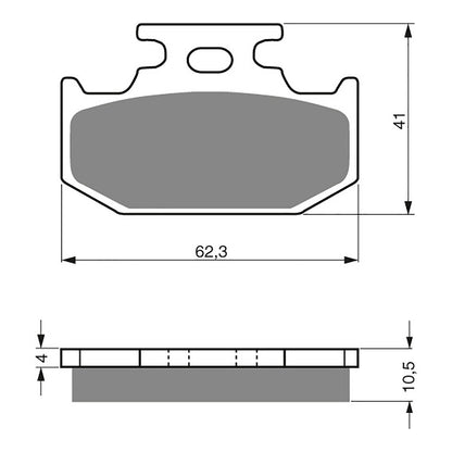 GOLDfren Brake Pads - K5 Off-Road Racing
