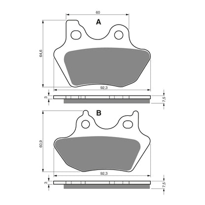 GOLDfren Brake Pads - S3 Sintered Sports