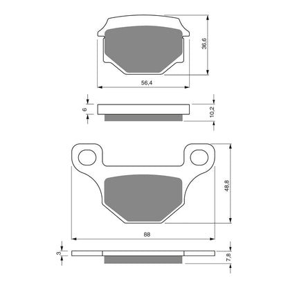 GOLDfren Brake Pads - S3 Sintered Sports