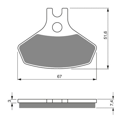 GOLDfren Brake Pads - K5 Off-Road Racing