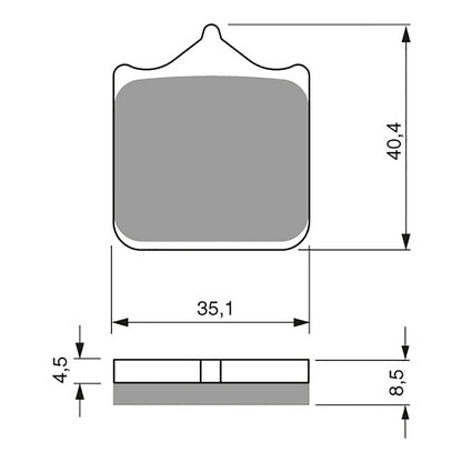 GOLDfren Brake Pads - S3 Sintered Sports